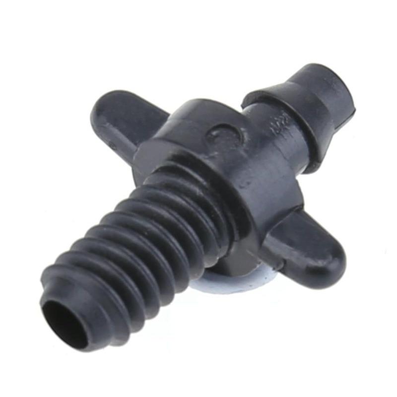 100pcs 6mm Single Barbed Connector PVC Hose Home Garden Drip Irrigation Fittings Watering Hose Connector