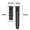 Watch Strap for Samsung Galaxy Watch8 44mm/40mm/Watch8 Classic 46mm Nylon + Silicone Wrist Band