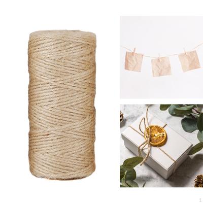 Cordão de juta com 3 fios, corda de tecelagem, decoração, 7874 polegadas, corda para imagem