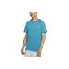 T Shirts Men's Blue Crew Neck Moderate Straight Fit DH3613-474