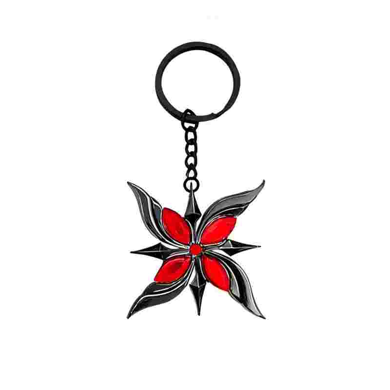 

Аніме Гра Genshin Impact Арлекіно Фатуї The Knave Намисто Косплей Провісник Фатуї Червона Троянда Готичний Косплей Аксесуари