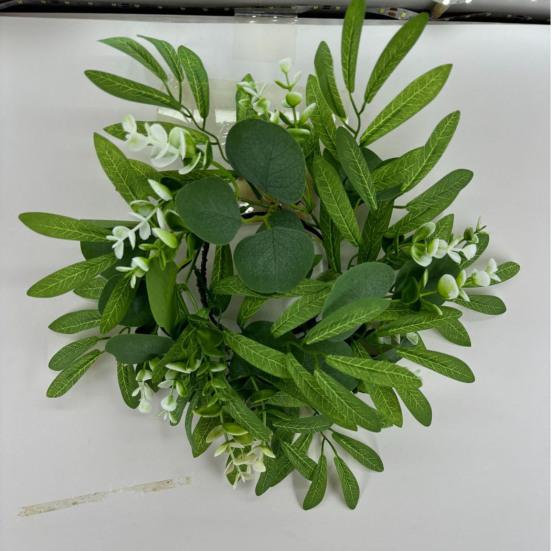 Christmas Cabinet Wreath Pine Needles Berries Pine Cones Decor Kitchen Shelves Indoor Outdoor Garland
