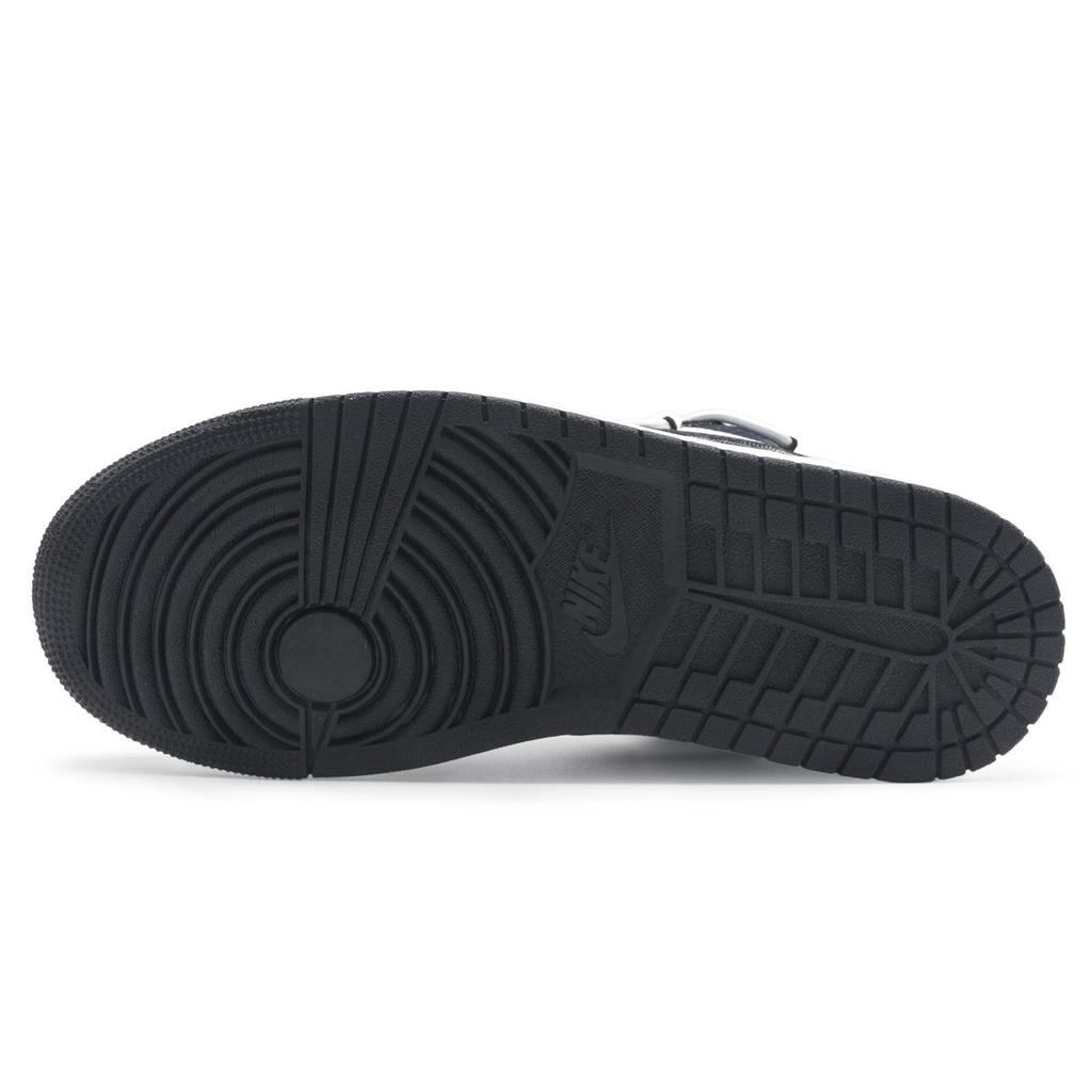 Jordan Air Jordan 1 Abrasion Resistant Low top Vintage Basketball Shoes Men's Black White Blue CZ8455-100(Team322-)