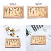 Wooden Stamps Card Making Decorative Lightweight Cute Wood Stamps for Painting DIY Accessories Scrapbooking Journals Art Crafts