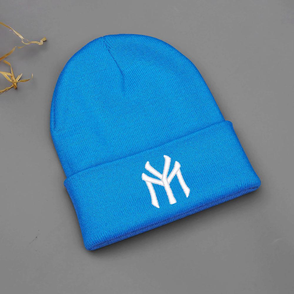 Winter Warm Beanie Hats For Women Men Letter MY Embroidery Knit Hat Unisex Cold Ski Hat Dropshipping Wholesale