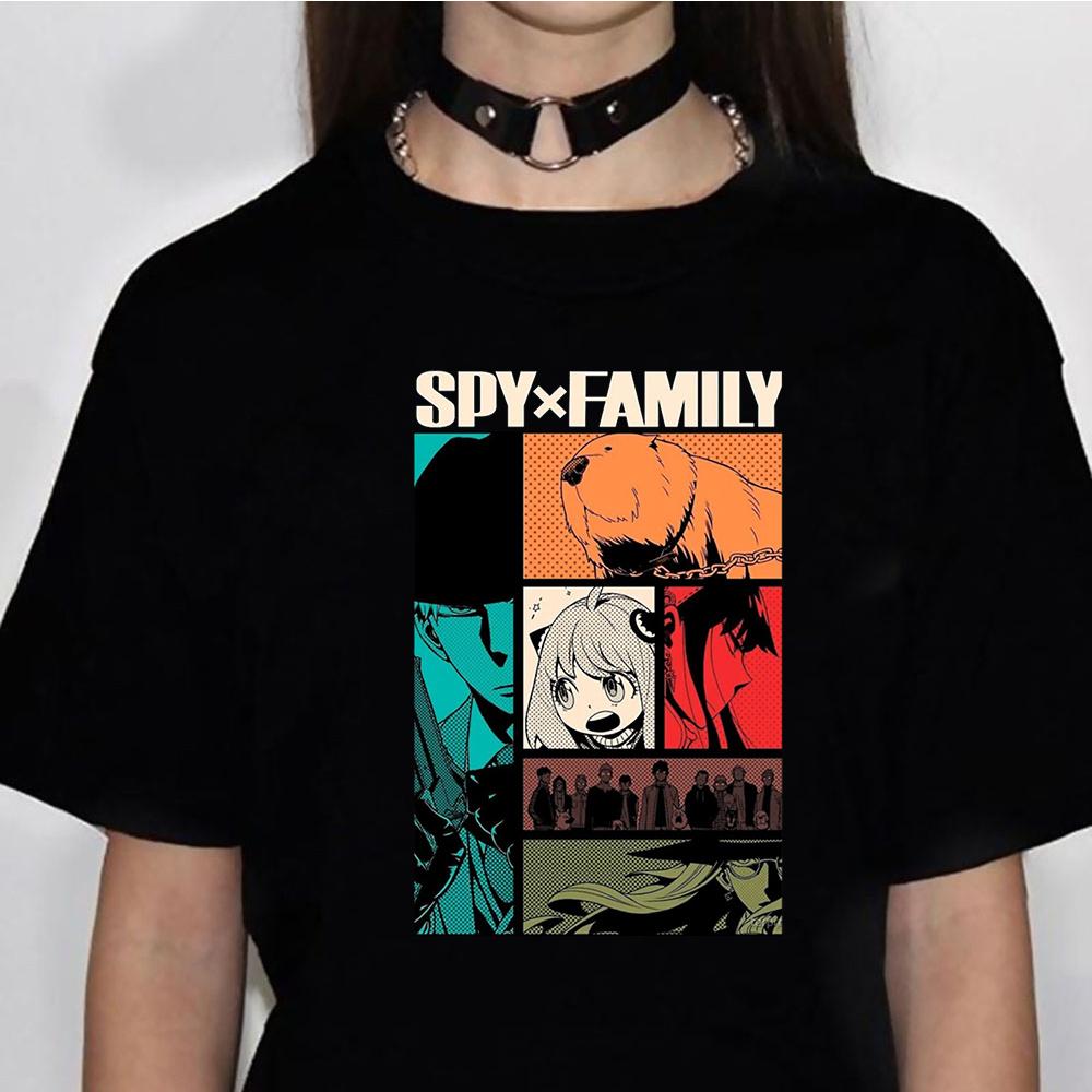 Anya tshirts Women Japanese Tee girl funny streetwear y2k clothes S