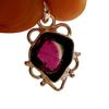 Natural Rosy Watermelon Tourmaline Gemstone 925 Sterling Silver Pendant, Gift035