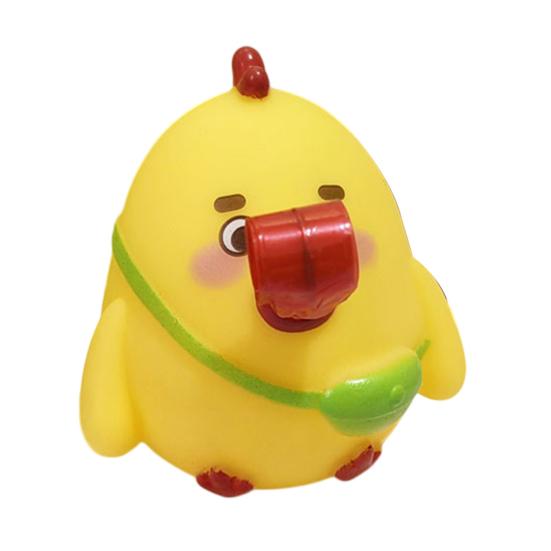 

Tongue Out Animal Squeeze Toy Squeaky Cartoon Stress Relief Animal Sensory Toy Sitting Animal Fidget Chick