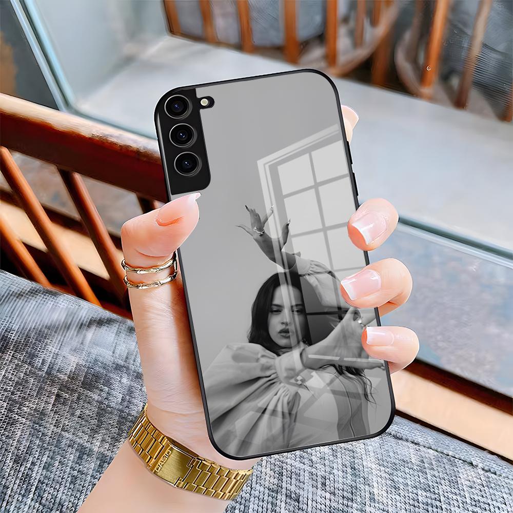 Singer Rosalia Phone Case For Samsung S26 S25 Plus S20 S20 Plus S22 Ultra S23 FE S21 Plus S21 Ultra Glass Cover