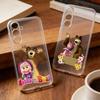 C-Cute M-M-Masha and the B-Bears   phone Case For Samsung S30,23,21,22,20, FE lite,S10,9,8,7 PIus Note20ultra Soft Transparent