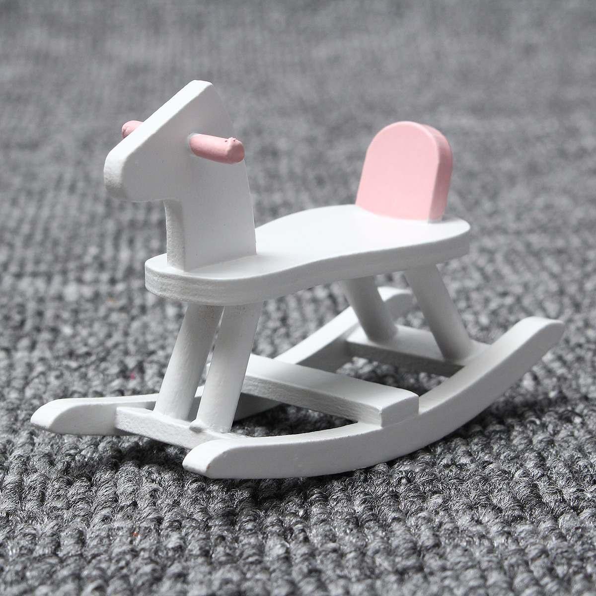 6 шт. / Компл. Деревянный DIY мини кукольный домик мебель для спальни набор игрушек 1/12 — фото 12