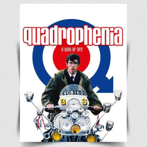 QUADROPHENIA METAL SIGN WALL PLAQUE Film Movie Cinema Advert A Aluminum 20x30cm(7.8x11.8inch)