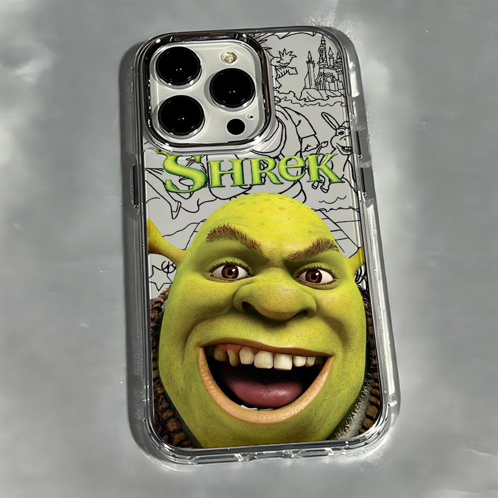 Cartoon Funny Movie Shreks Phone Case for Samsung Galaxy S25 S24 S23 S22 S21 S20 Note20 FE Ultra Edge Plus 4G 5G Transparent