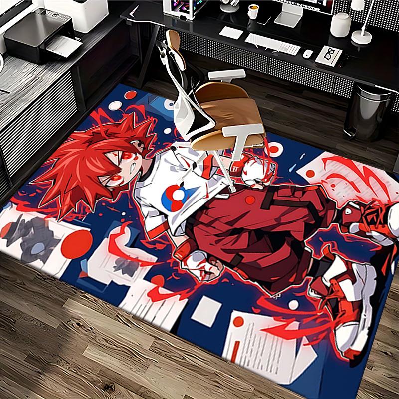 1pc Anime Cartoon Design "Kyuubey" Chair Mat - Seasonal Gift for Office, Home Decor, Living Room, Bedroom, Game Room - Non-Slip Carpet Suitable for Al