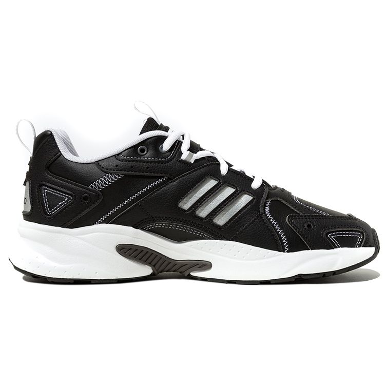Adidas Neo JZ Runner Leather Suede Trendy Comfortable Slip Resistant Durable Lightweight Low Top Casual Shoes Unisex Casual Shoes Black White IG9431