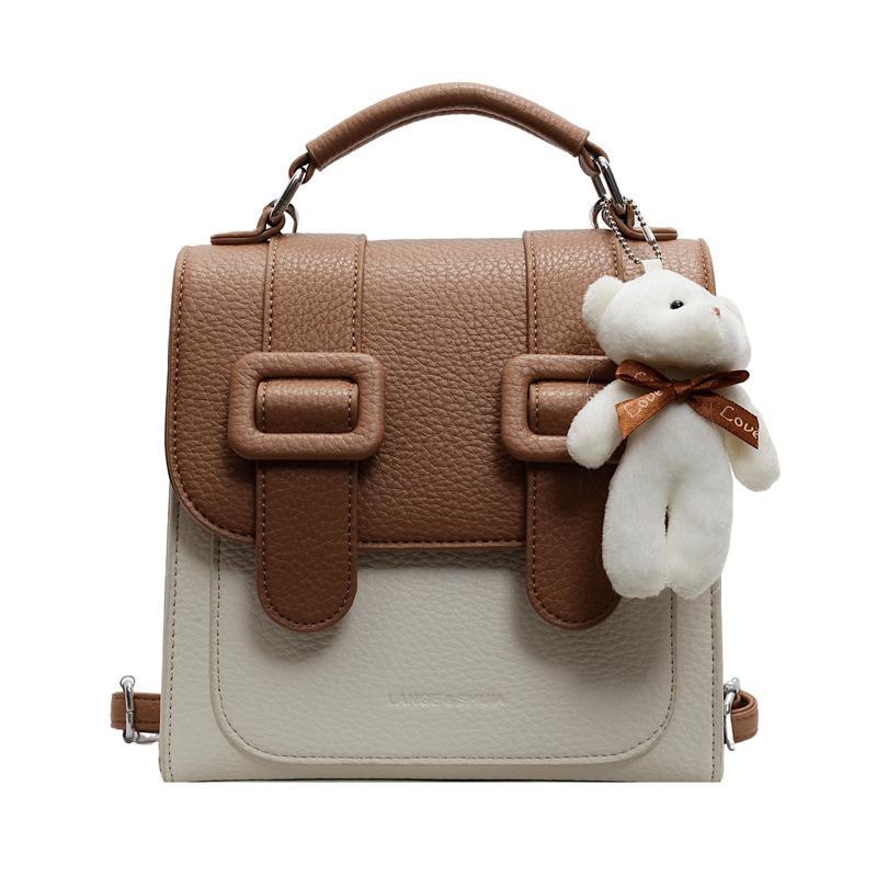 

Lychee Pattern Small Backpack Women s New Fashion Multi-functional Backpack білий