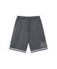 Lotaib 89 Logo Mesh Basketball Shorts - Gray
