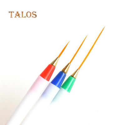 3 ks/sada Nail Art Jemná linka Design Detail Dekor Malba Kresba Štětec pro vlastní potřebu Péče o nehty