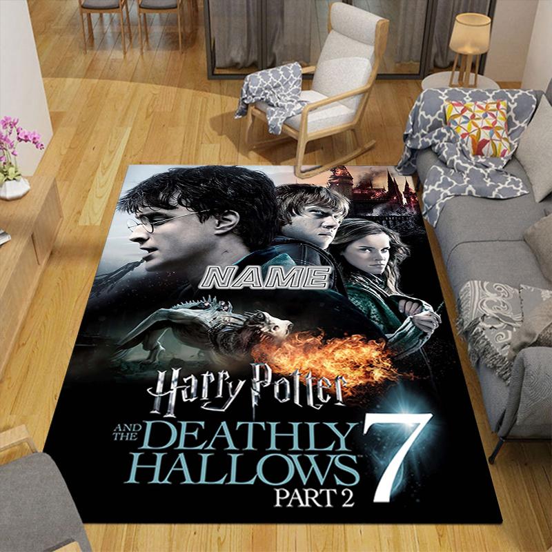 Custom 1Pc Harry Potter'S Magical Adventure Rug Office Carpet Indoor Outdoor Entrance Doormat Nonslip Soft And Comfortable Living Room D2915106