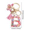 Breloc cu Litere cu Paiete, Ciucure, Pandantiv Fluture, Breloc Inițială, Agățătoare pentru Geantă, Farmece, Lanț Chei Auto, Cadou de Ziua Îndrăgostiților