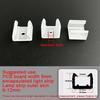 50pcs Led Connector Fix Clips LED Lighting Accessories Mounting Fixing On Wall For 9-12MM COB RGB 5050 Neon Strip Light