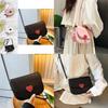 Trendy Black White Pink Casual Simple Shoulder Bag Stylish Saddle Bag For Women
