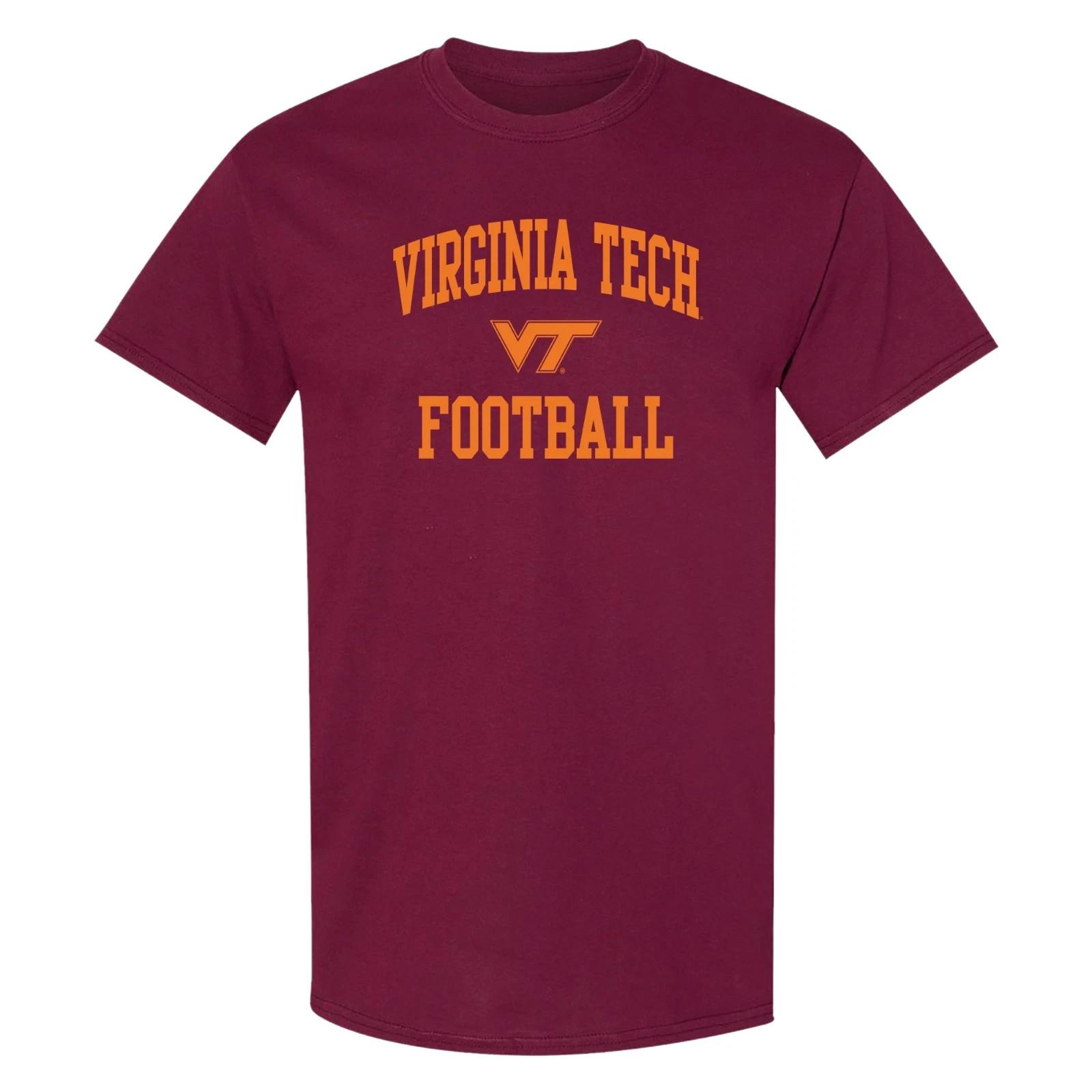 Virginia Tech Arch Logo Football T-Shirt - Maroon S