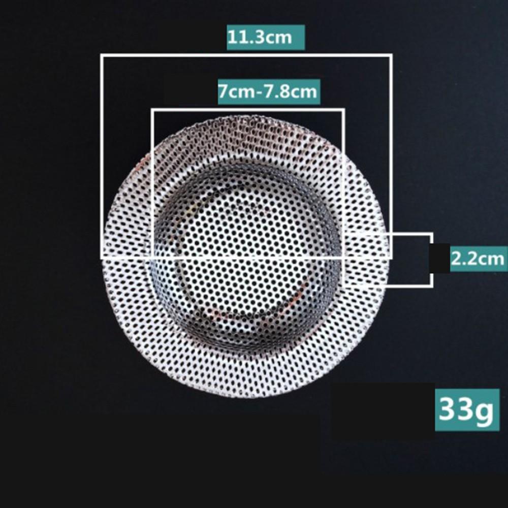 Stainless Steel Sink Filter Water Tank Strainer Sink Sewer Filter Floor Drain Waste Drain Hair Colanders Kitchen Gadgets
