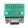 DB9 Female Terminal   Board 9 Position Screw Adapter for  232   Connector