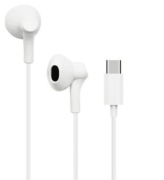 Наушники вкладыши Cool Accesorios Stereo Type-C белый