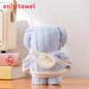 Baby Bear Hand Towel With Soft Coral Fleece For Wedding Favor And Party Decor