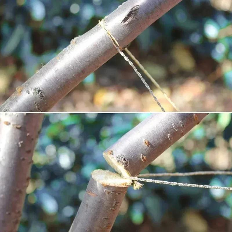 1Pc Leather Cover Stainless Steel Wire Saw Wilderness Survival Outdoor Camping Hike Mini Hand Pulled Rope Saw Survival Equipment