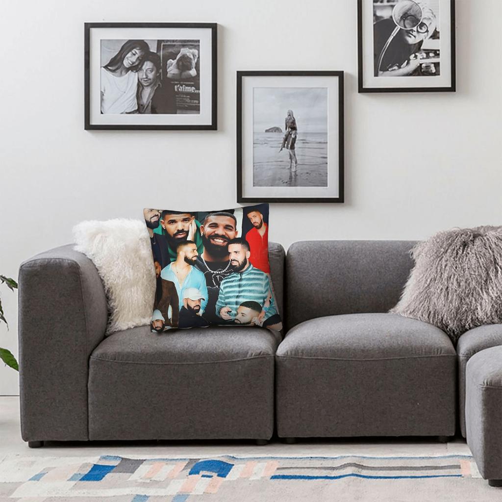 Pillow Case D-drake meme Soft  Pillow Cover For Couch Sofa Bedroom Morden Pillowcases