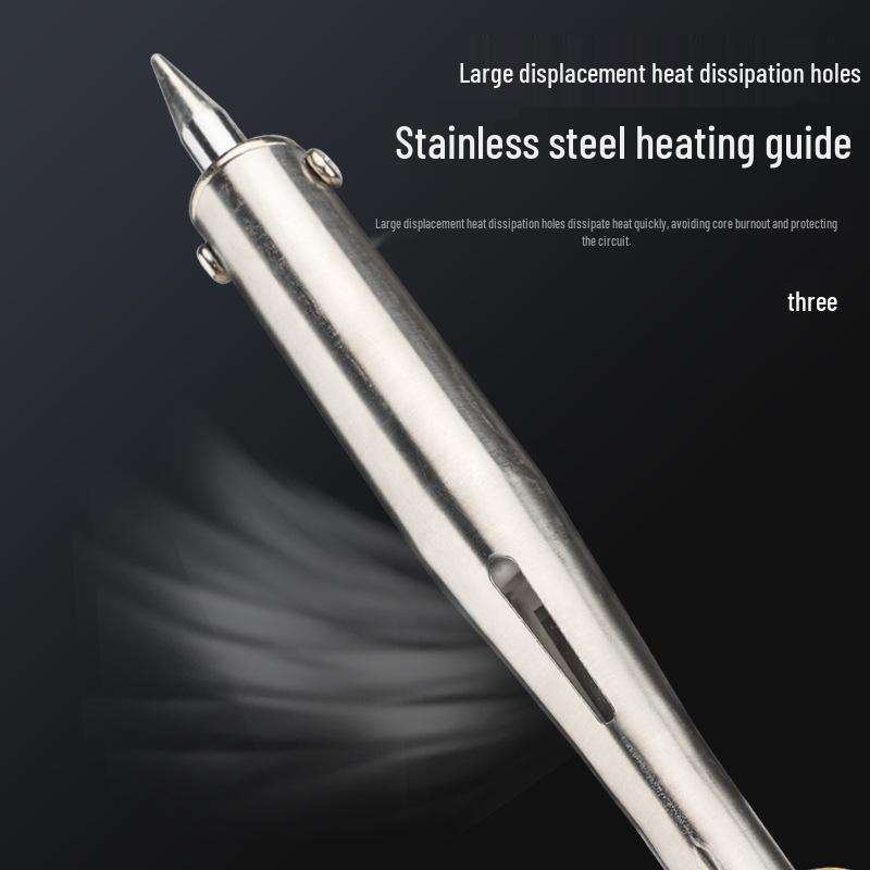 60W/80W/100W/150W Hochleistungs-Lötkolben mit Holzgriff & Konstanttemperaturregelung