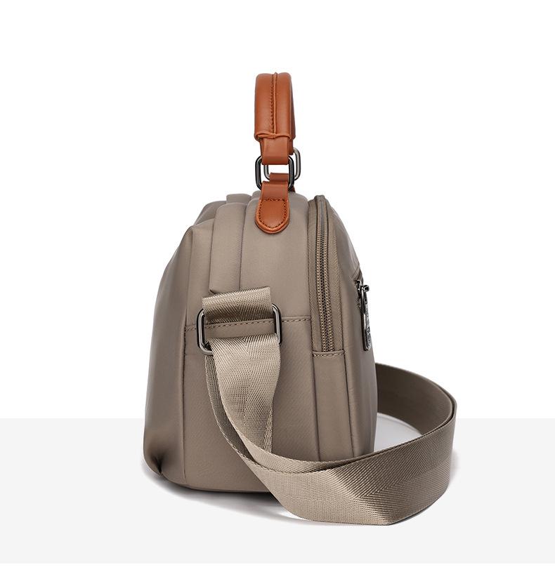 Premium Oxford Cloth Waterproof Crossbody Bag - Lightweight, Multi-Layer, Large Capacity, Casual Single Shoulder Handbag