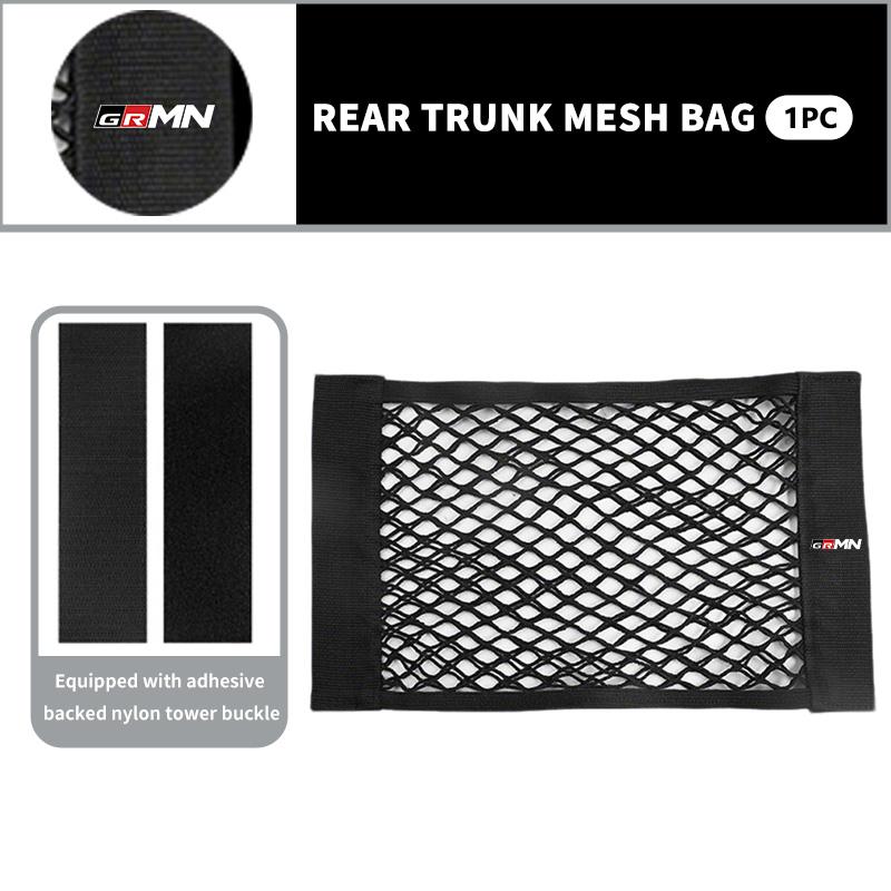 Car Styling Trunk Box Storage Bag Mesh Elastic String Net Pocket Organizer Accessories For Toyota Yaris Corolla Rav4 GR Auris