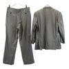 LANVIN wool blend suit Setup R50-46 Gray Men's Used