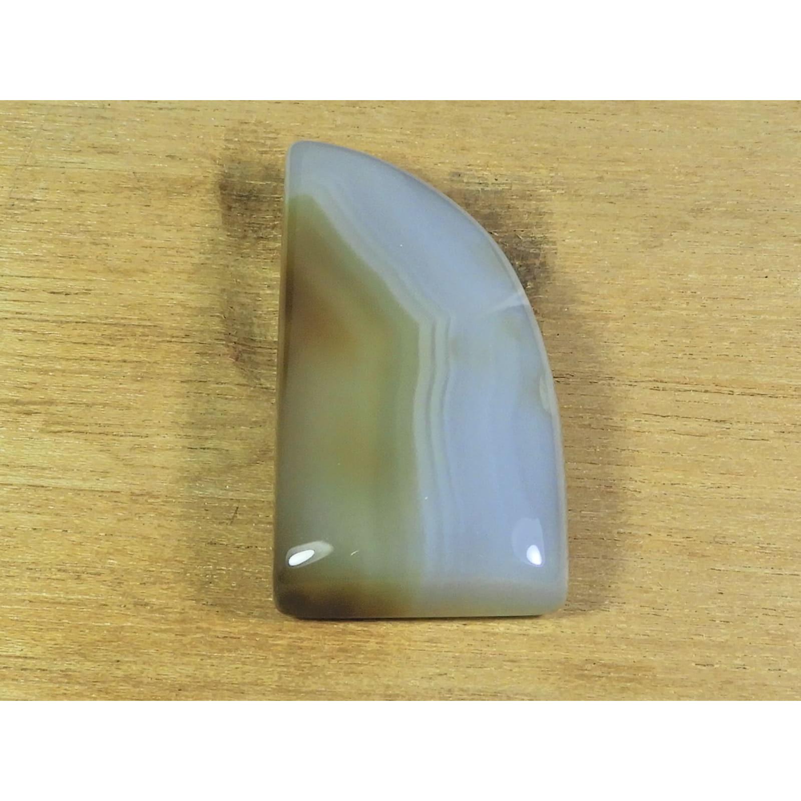 

129Cts. Natural Botswana Agate Fancy Cabochon Loose Gemstone 25X49X11MM A-95