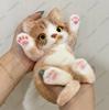 Große Katze Taba Squishy Lebensmittelqualität Silikon Weiche Kätzchen Fidget Spielzeug ASMR Knetspielzeug Stressabbau Neuheit Spielzeug Für Kinder Geschenk