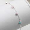 Women's Daily Accessory Sari Heart Epoch Dangle Bracelet