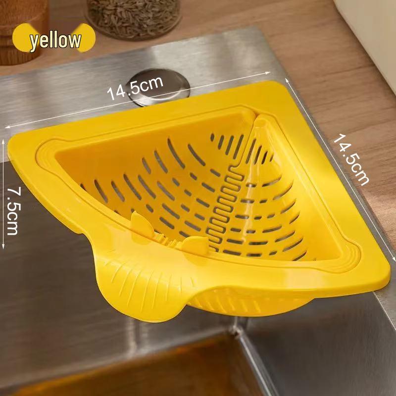 Magnetic Hanging Sink Drain Basket - Kitchen Cleaning Storage Rack for Food Residue & Leftovers
