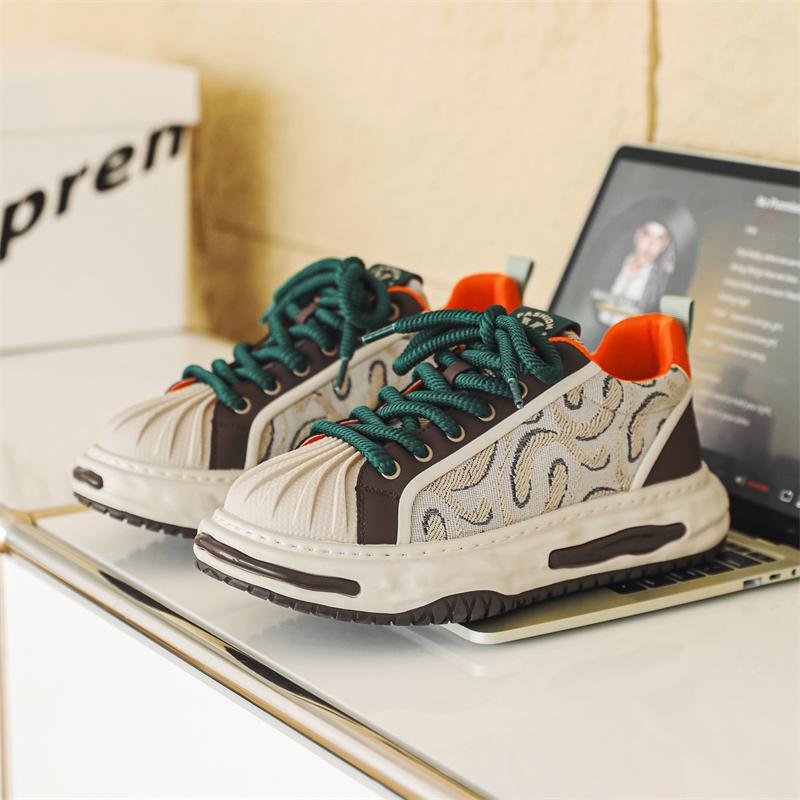 

2025 summer new color matching fashion platform dad shoes Korean version trend outdoor casual versatile men s shoes 44