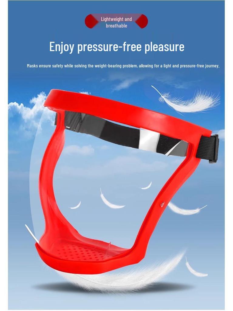 Pesticide Spray Mask: HD Anti-Dust, Non-Fog Full Face Shield