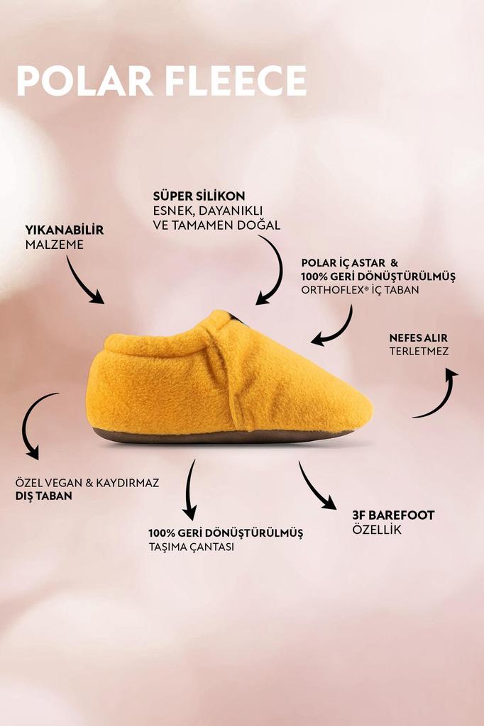 Polar Fleece Yellow Pola Barefoot Smart Booties