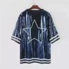 European & American Cross-Border Sequined Bulls Team Jersey - Star Pattern T-Shirt