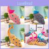 Animal Peacock Plush Toy With Fluffy Fabric For Kids Playroom And Gifts Doll