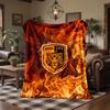 Hull City Football Print Flannel Blanket Soft Warm Sofa Bed Throw Blanket For Home Office Bedroom