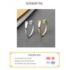 Real 925 Silver Rings For Women Vintage Zircon Open Round Engagement Rings Silver 925 Jewelry Anillos Mujer