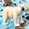 Oenux Arctic South Pole Animals Simulation Polar Bear Ursus Maritimus Action Figures Solid PVC Model Figurine Kid Toy Gift