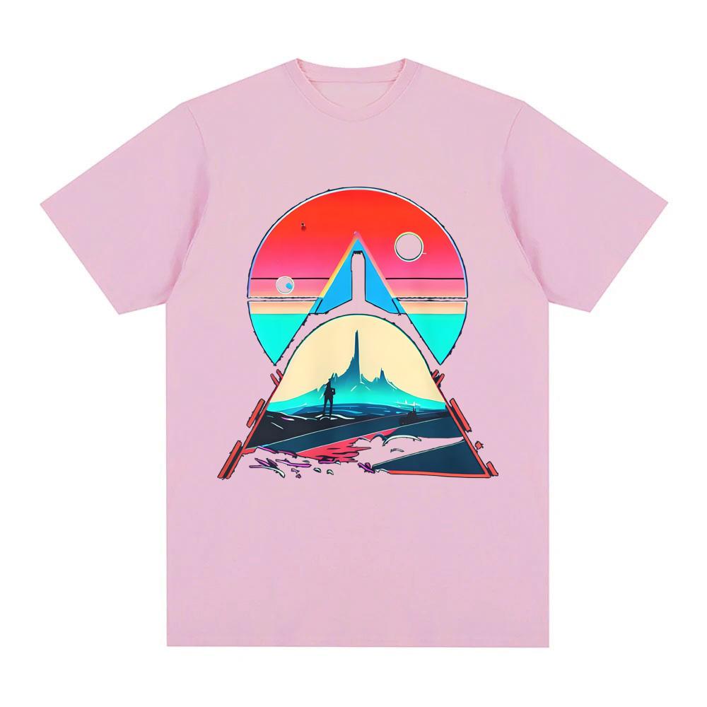 No Man's Sky Inspired T-shirt GAME Graphic Printing TEE Unisex Cotton Comfortable T Shirt Casual Crew Neck Soft Tees